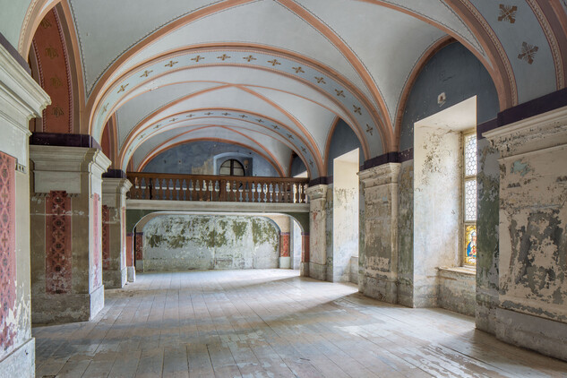 Interiér pražské Invalidovny