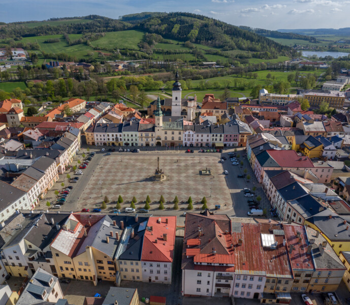 Centrum památkové rezervace je náměstí T. G. Masaryka, foto: Archiv města Moravská Třebová